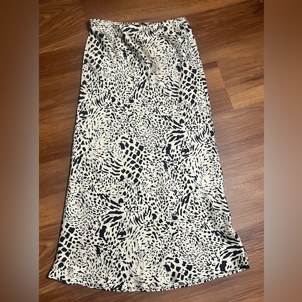 Leopard Print Satin Fabric